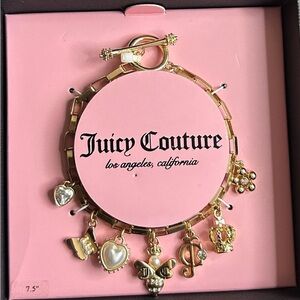 Juicy Couture Gold Charm Bracelet